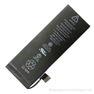 Li-polymer Internal Mobile Phone Battery for iPhone 5S 5C, APN 616-0722, 3.8V 5.92Whr